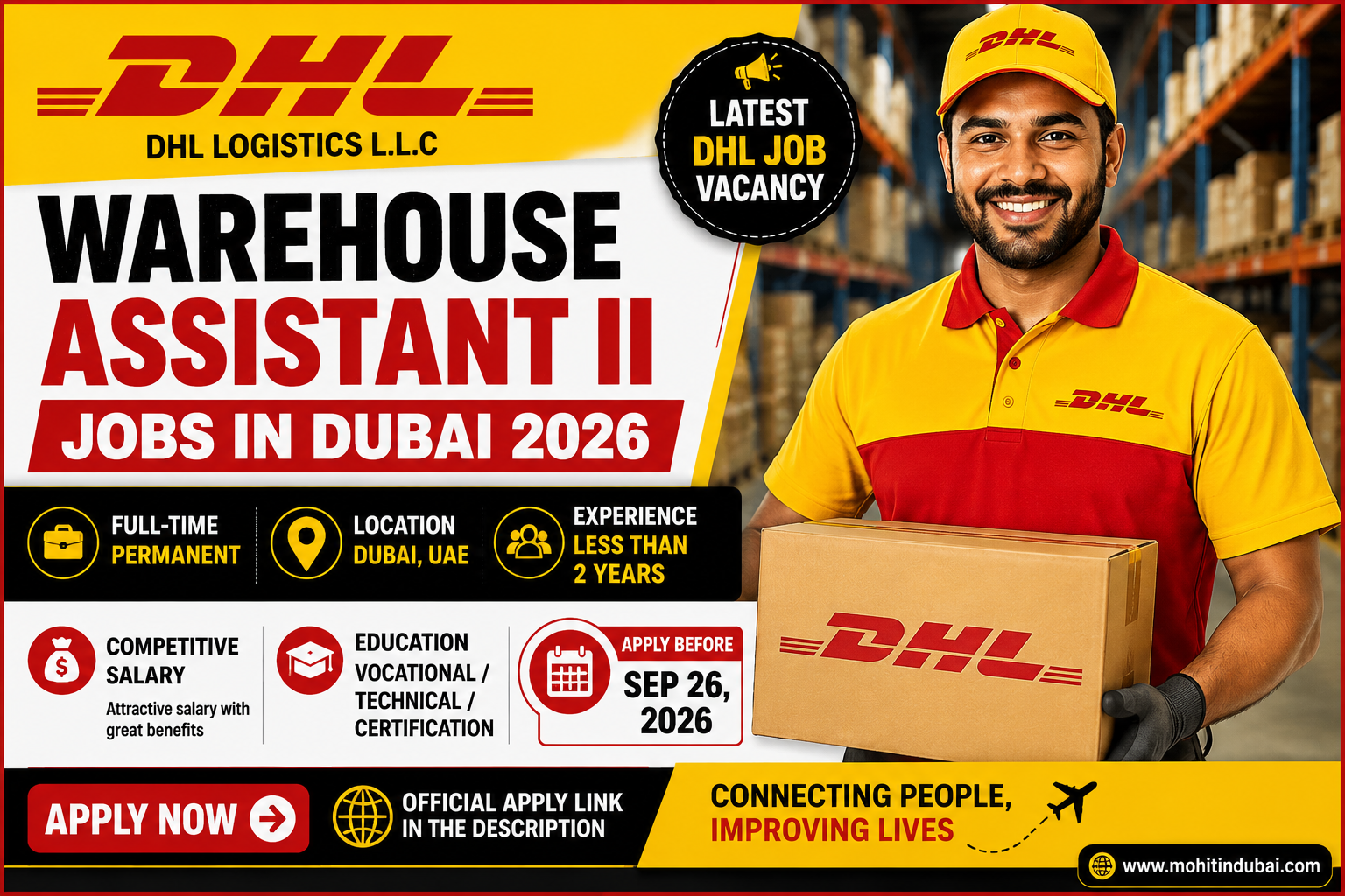 Warehouse Assistant Jobs in Dubai 2026 DHL