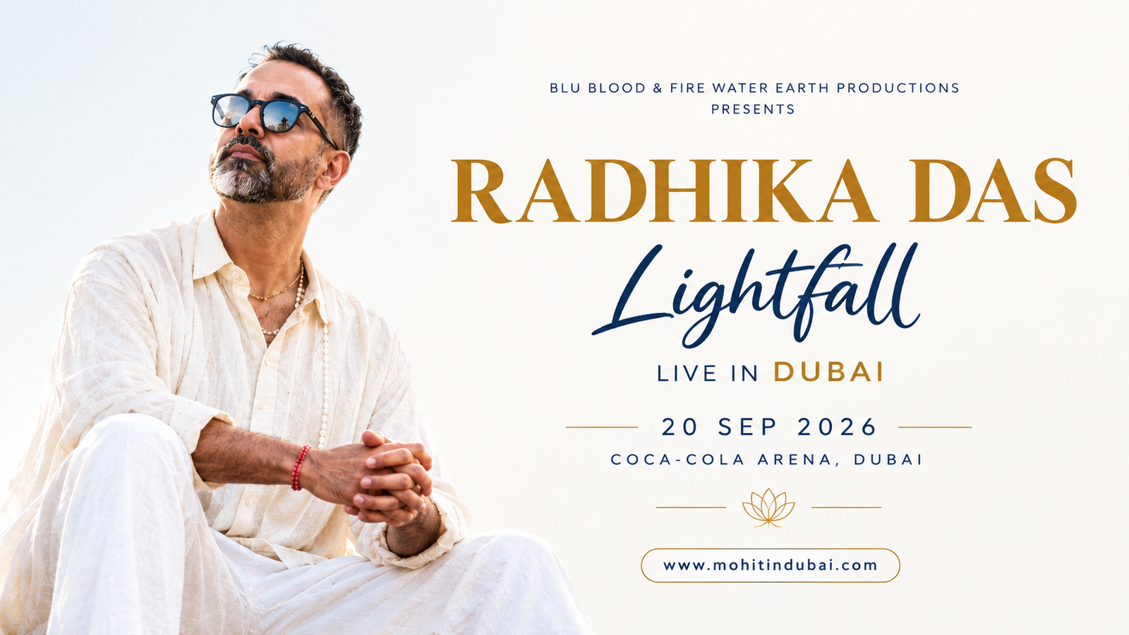 Radhika Das Lightfall Dubai September 2026