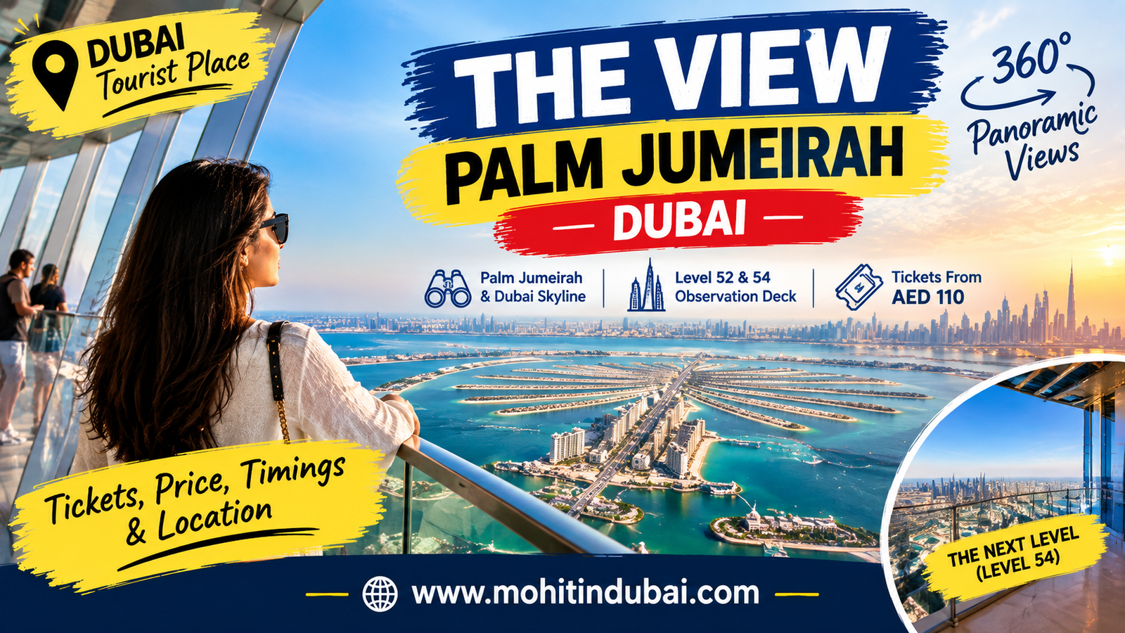 The View Palm Jumeirah Dubai Tickets and Observation Deck